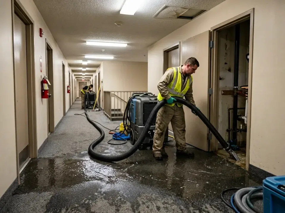 multi-unit-apartment-hallway-f-005 — frequently asked questions, Emergency Burst Pipe Water Extraction & Removal in Minnehah…